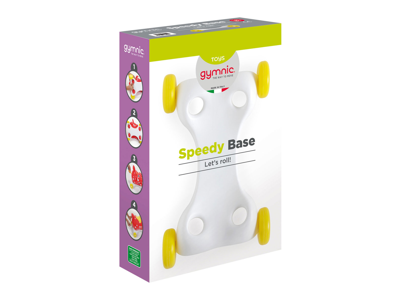 Base con ruote Speedy Base di Ledraplastic - Gymnic